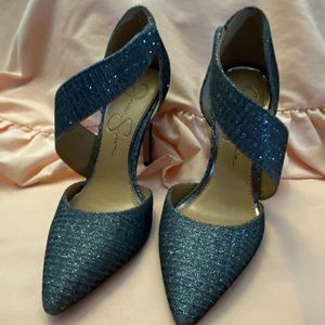 Lk New Jessica Simpson Pintra Glitter Heels~5 1/2 M